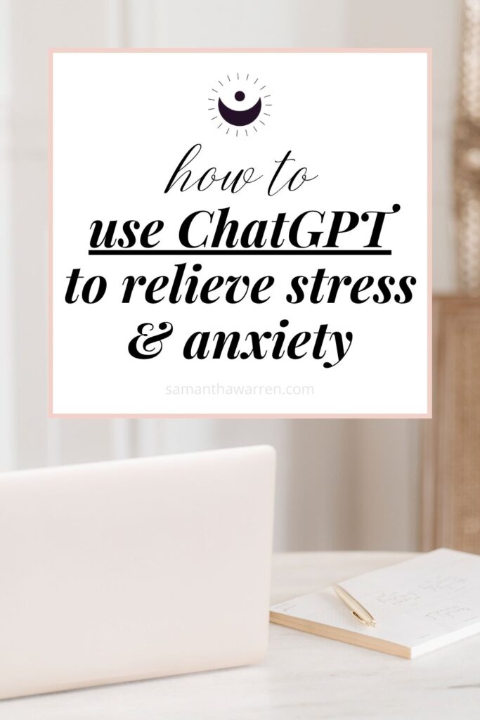 chatgpt prompts to relieve stress