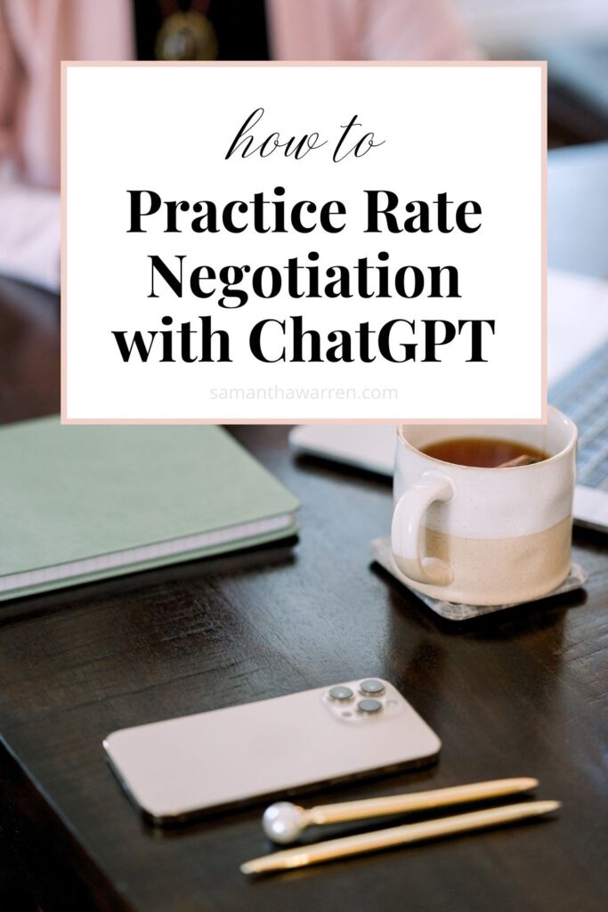 practice rate negotiation with chatgpt