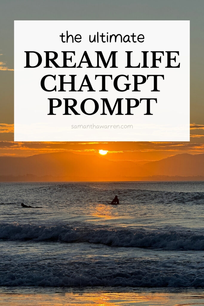 dream life chatgpt prompt