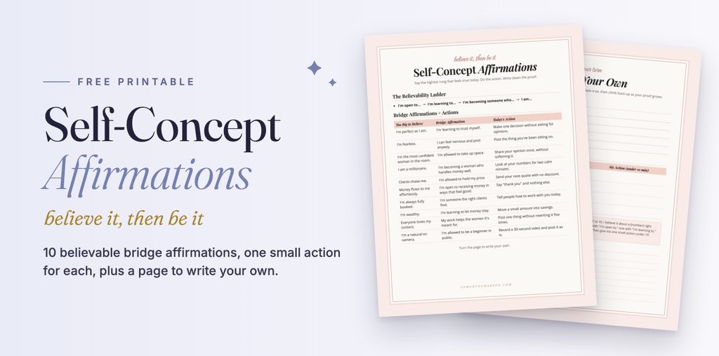 self-concept affirmations